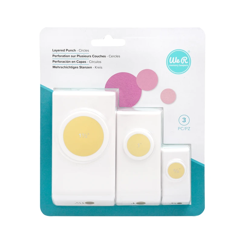 Perforadora We R Diseño Circulos 1   1 1/2   5/8