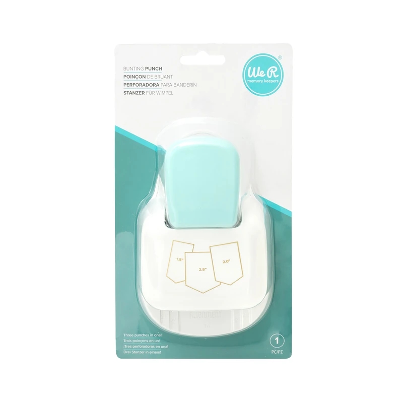 Perforadora We R Diseño Banderin 3 En 1