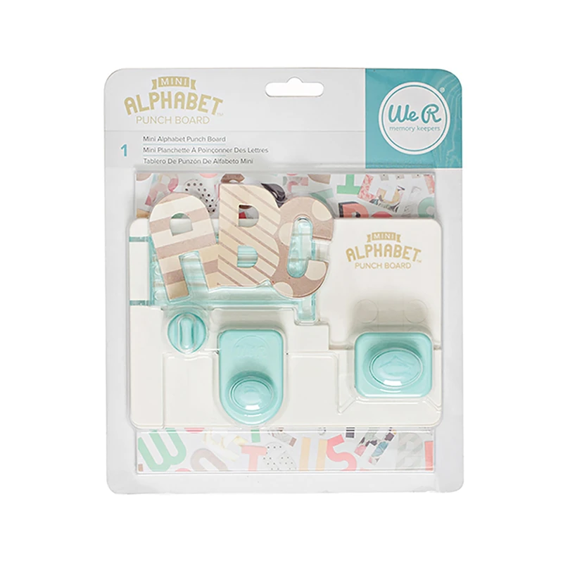 Tabla Perforador Alfabeto Mini We R