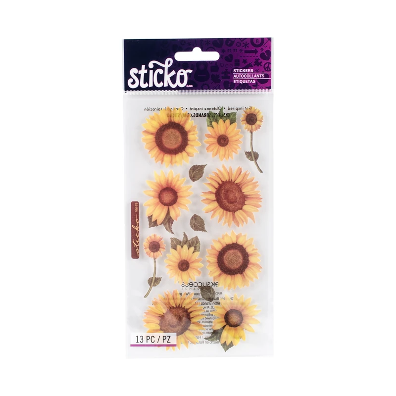 Calcomania Sticko Sunflowers