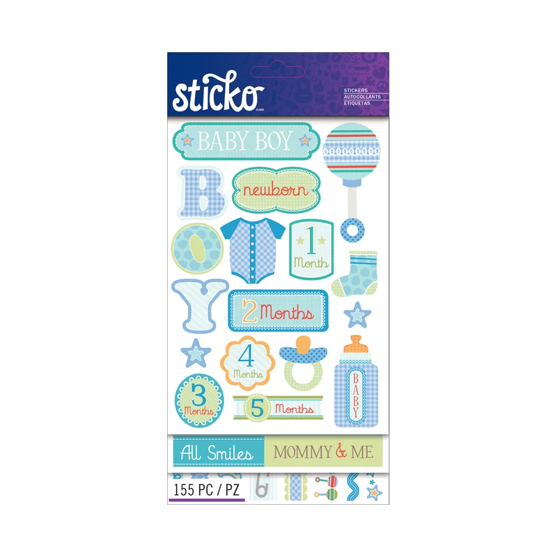 Calcomania Sticko Baby Boy