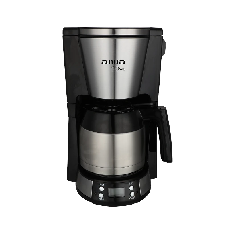 Percoladora 8 Tazas Acero Inox Termica Neg Aiwa