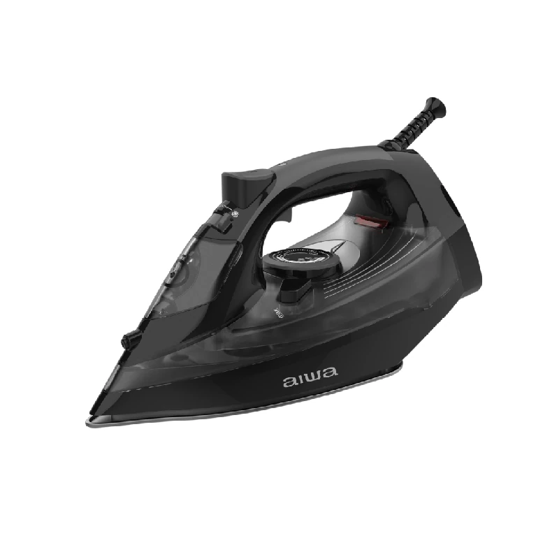 Plancha Electrica Vapor Negro Aiwa