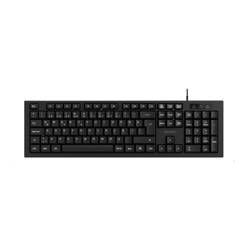 Teclado Nenotech Usb Negro Español To160