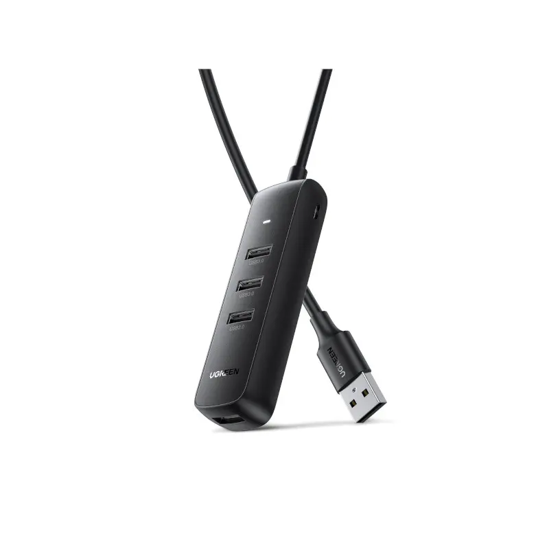 Hub Usb 3.0 4 Puertos 0.25M Negro Cm416 Ugreen