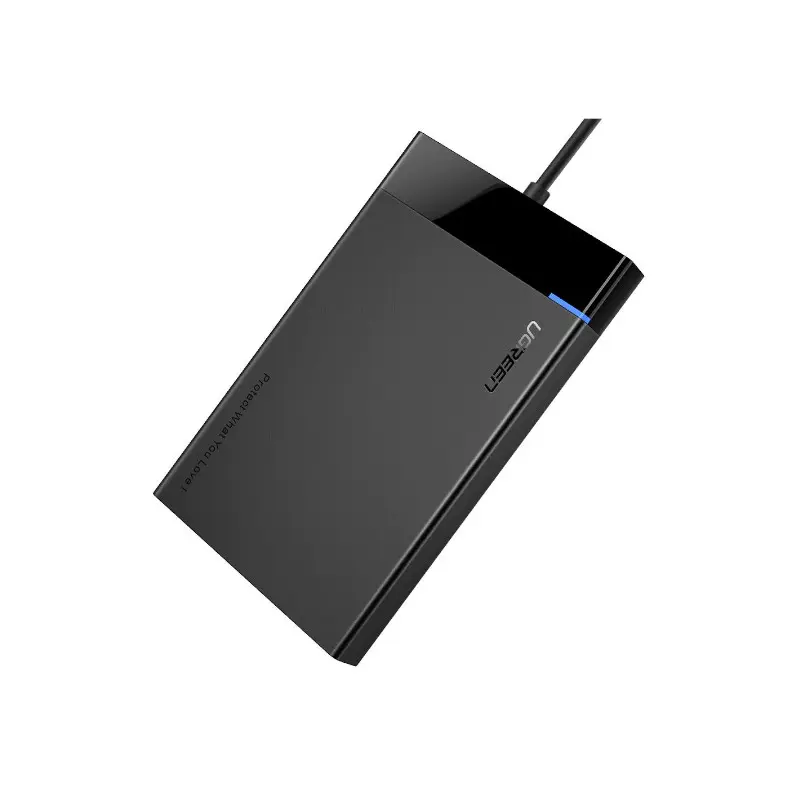 Gabinete De Duro Sata A Usb-A 3.0 2.5  Negro Us221 Ugreen