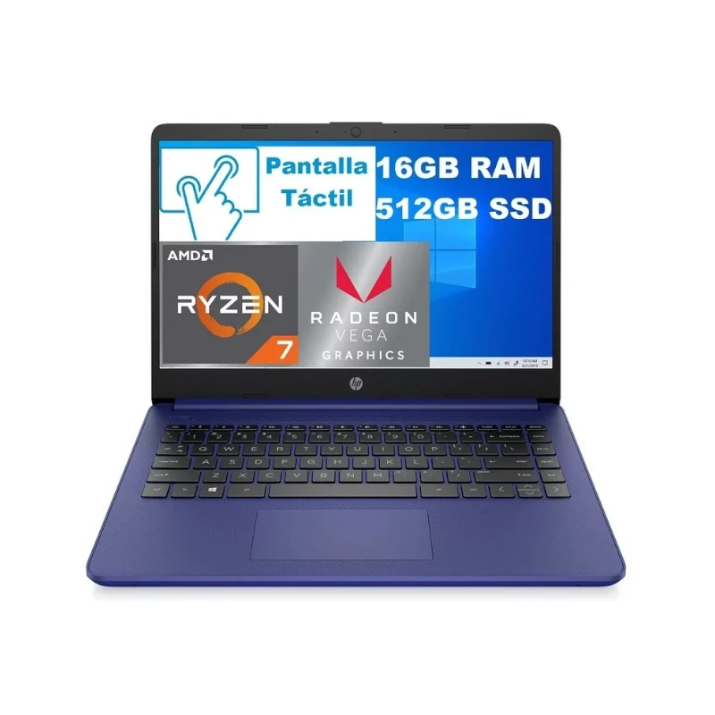 Laptop Hp 14 Pulgadas 14-Fq1025 Amd Ryzen 7-16Gb-512Gb SSD