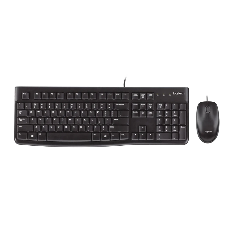 Teclado + Mouse Logitech Mk120 Esp Usb