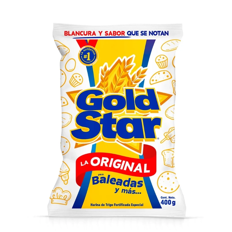 Harina De Trigo P/Panqueque Gold Star 400Gr