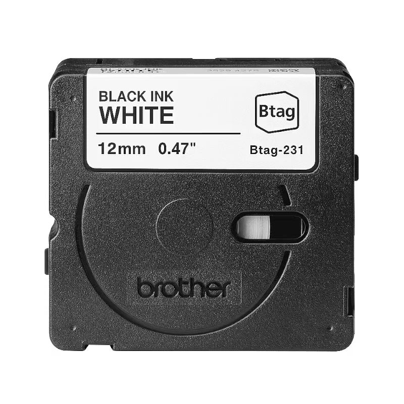 Cinta Brother P-Touch Para Ptn10 Btag Neg/Blan 12Mm