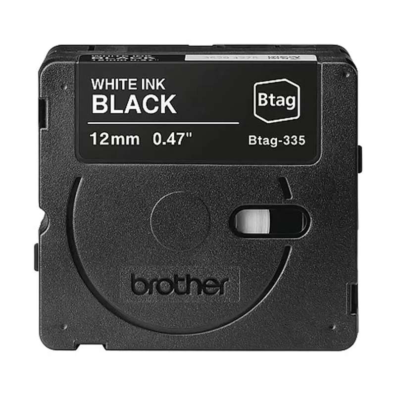 Cinta Brother P-Touch Para Ptn10 Btag Blanco/Negro 12Mm