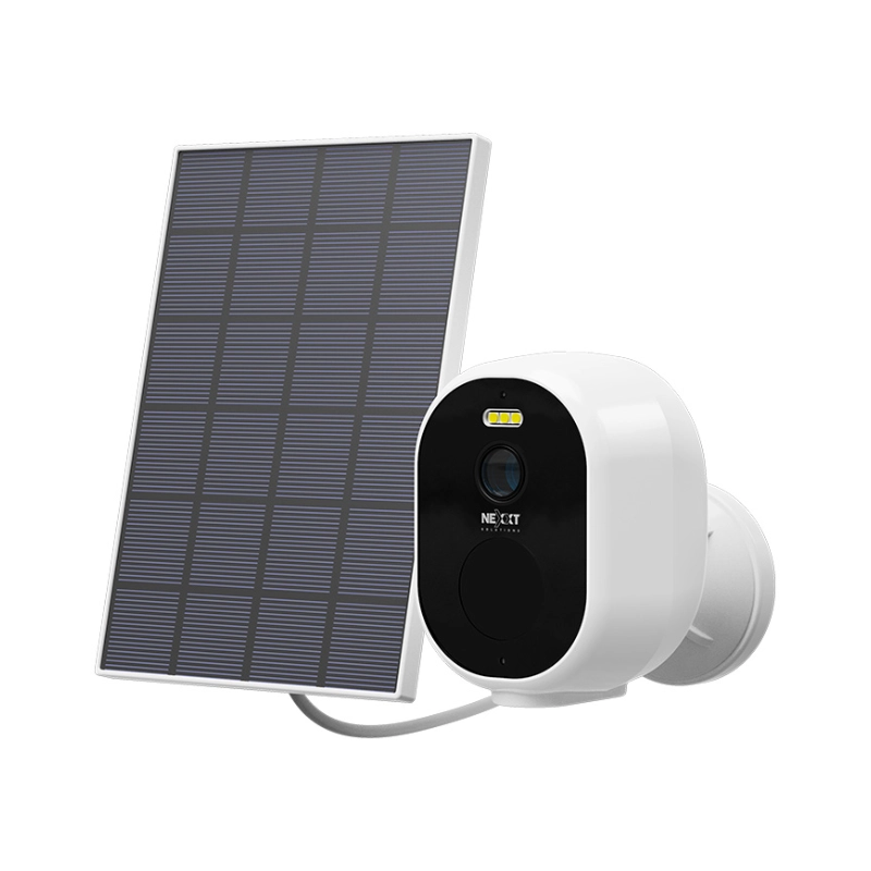Camara Inteligente Para Interior-Exterior Wifi C/Panel Solar 2K Night Vision Nexxt