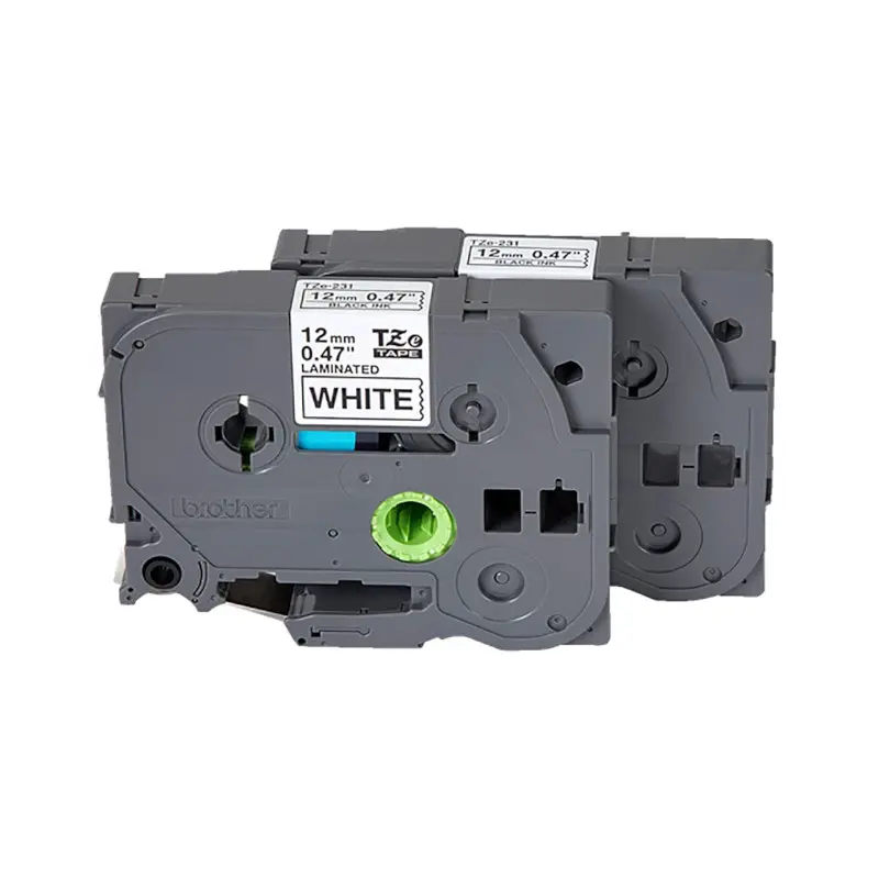 Cinta Brother P-Touch Para Ptd220  Pth110 Pqt2 Neg/Blan 12Mm