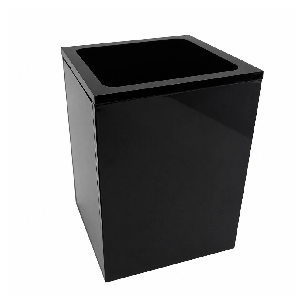 Porta Lápices Acrílico Ejecutivo Black 6x6x8cm