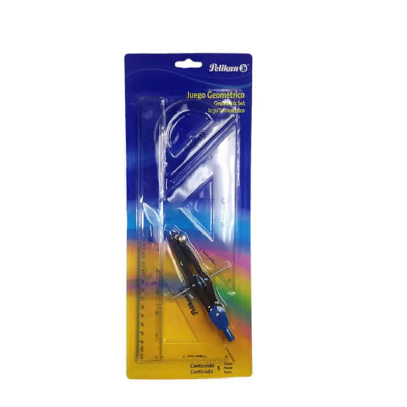 Juego Geometria Paquete5 30Cm Pelikan