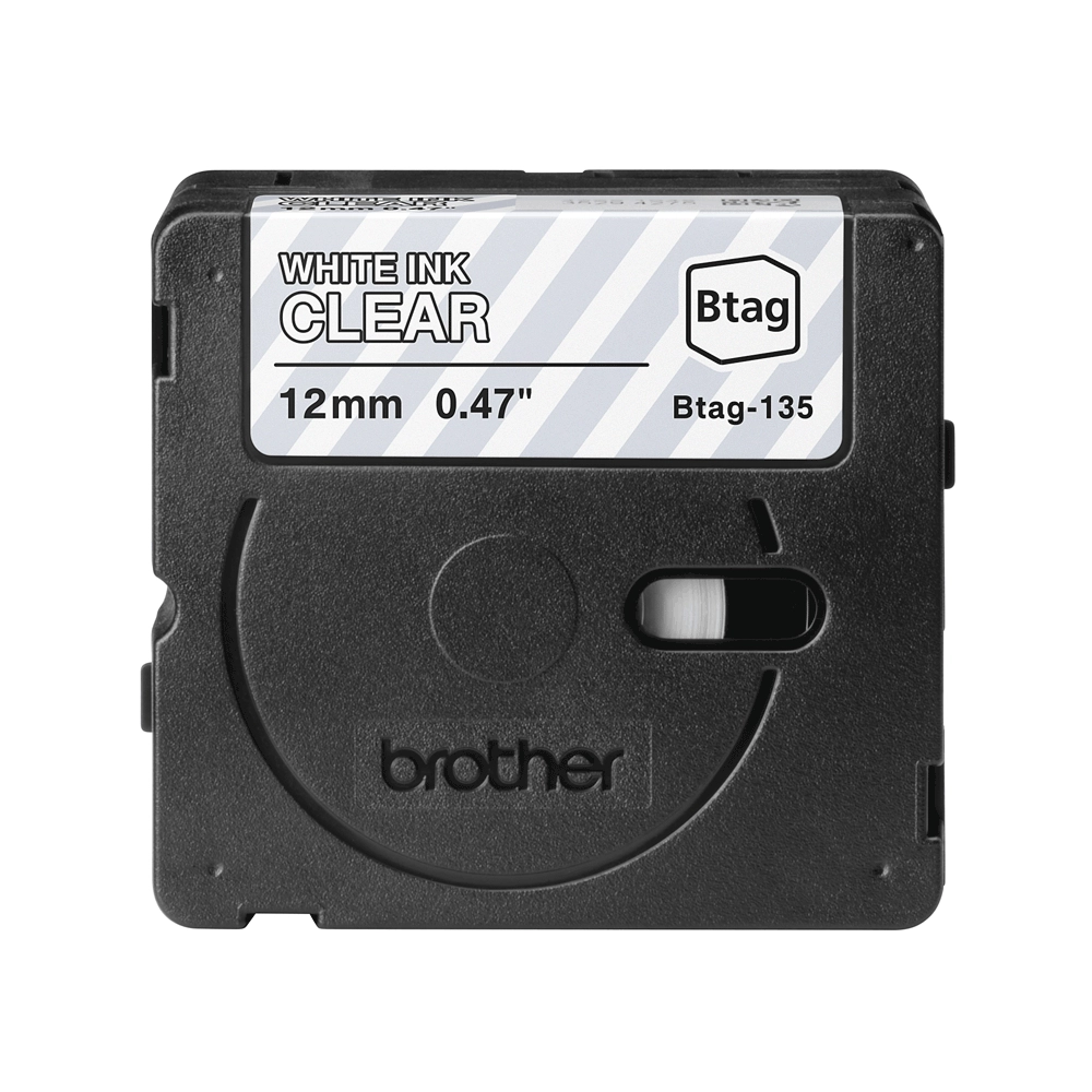 Cinta Brother P-Touch Para Ptn10 Btag Blanco/Transp 12Mm