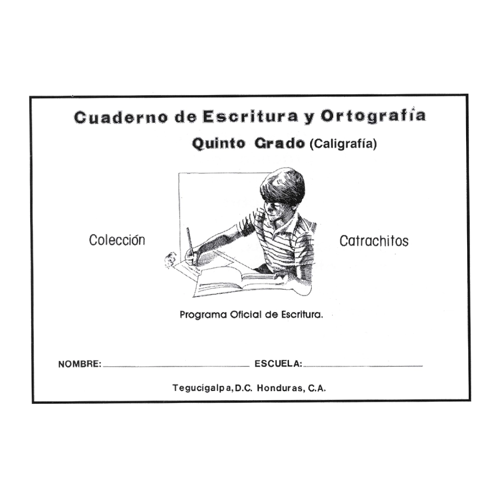 Catrachitos Escritura Y Orto V Grado