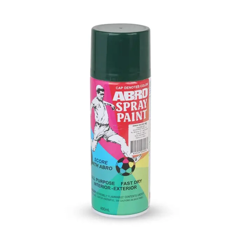 Pintura En Spray Verde Oscuro Mate Abro 048