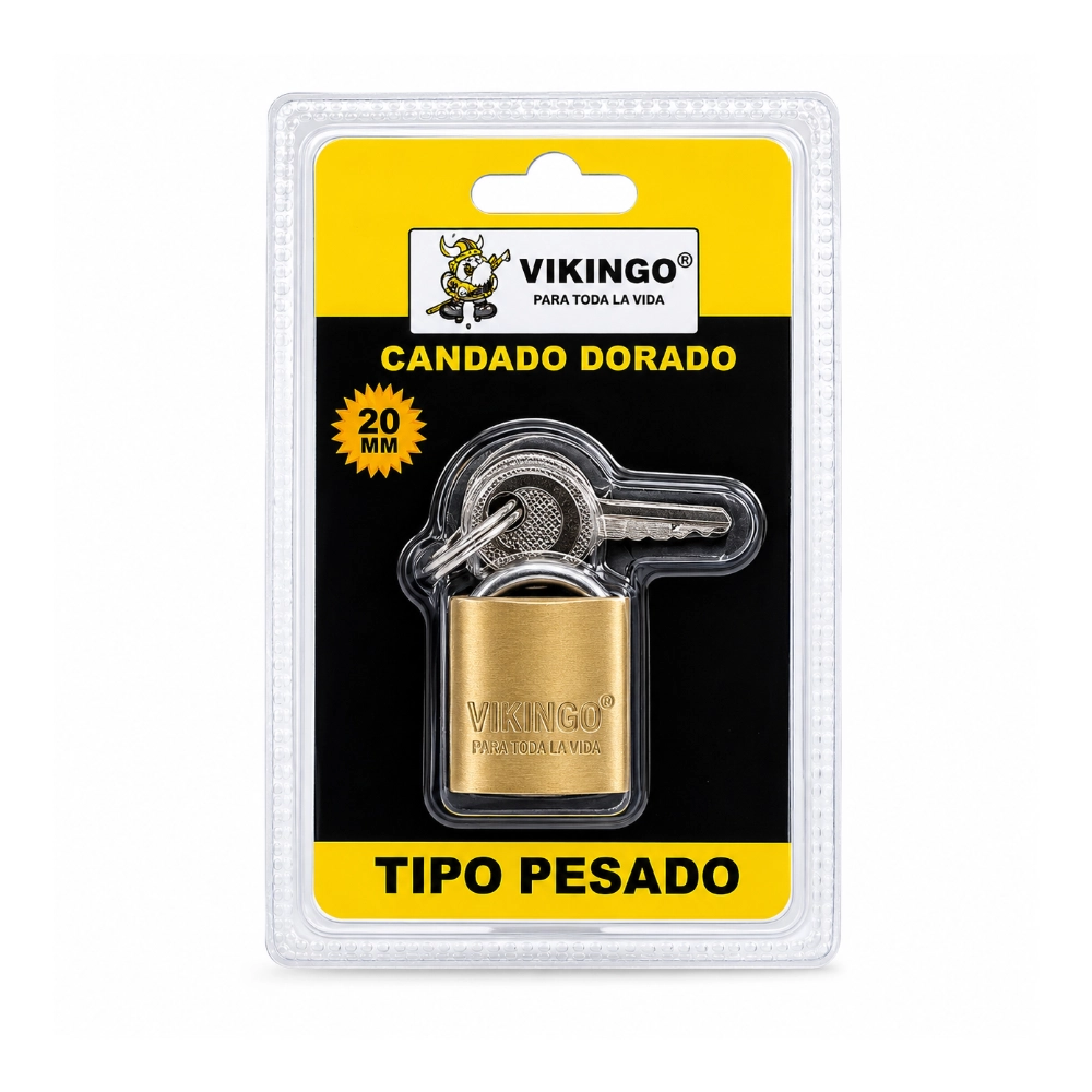 Candado P/Locker Vikingo Dorad 25Mm