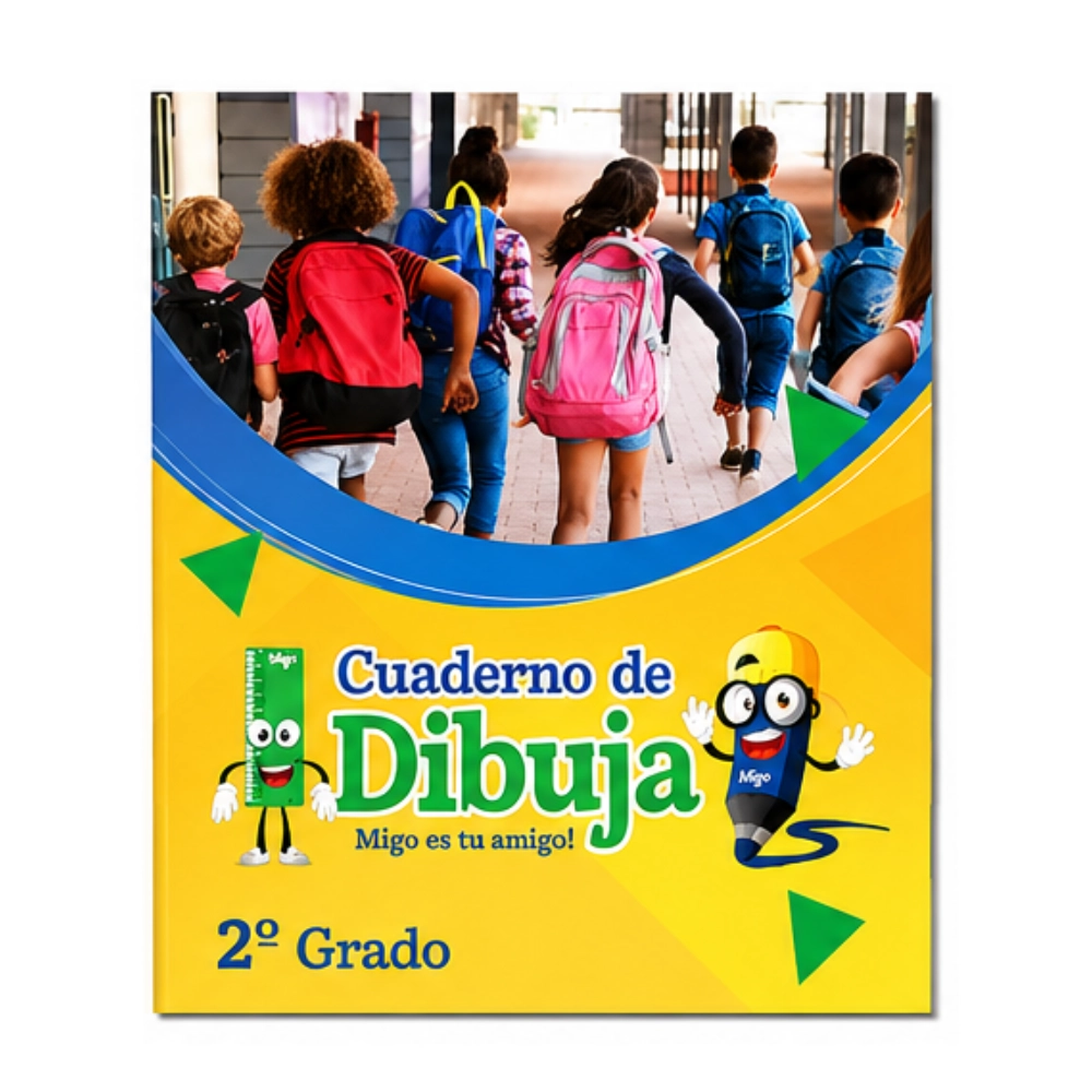 Cuaderno Dibuja Conmigo 2do Grado