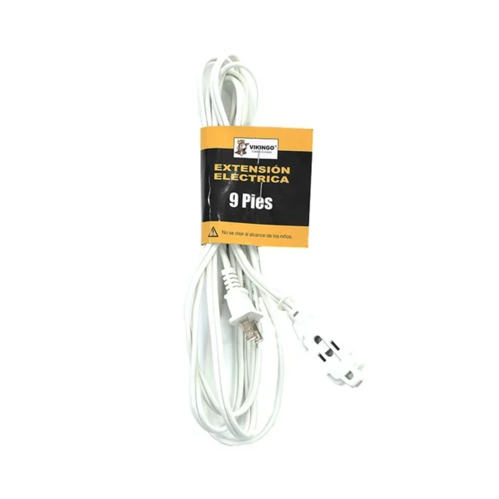 Extension Electrica 9’/3M Blaca Vikingo 8-800801N