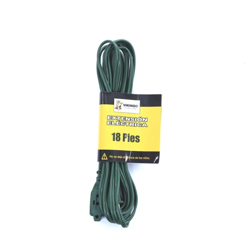 Extension Electrica 18’/5.4M Verde Vikingo Hecb-18