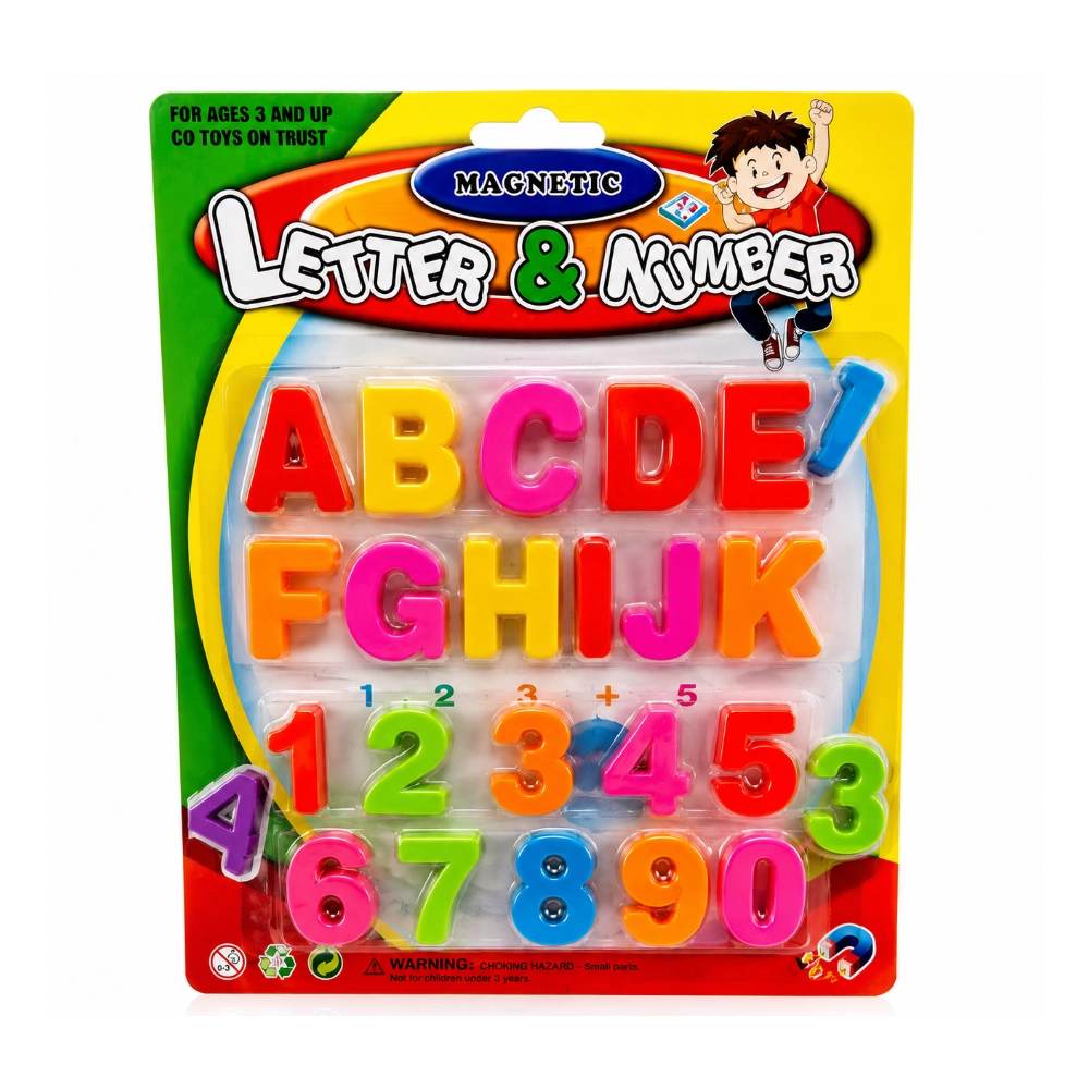 Juego Didactico Letras/Numeros Magneticos