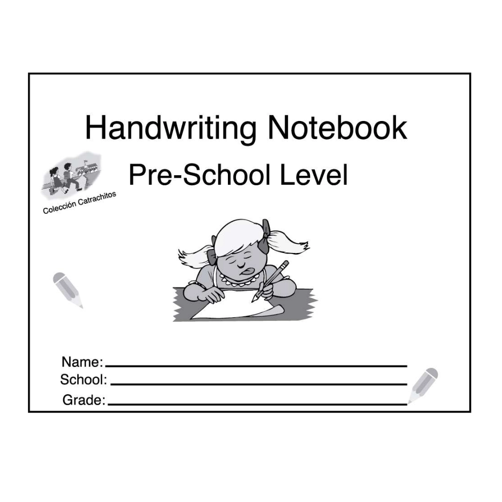 Catrachitos Handwriting Notebook Pre-School