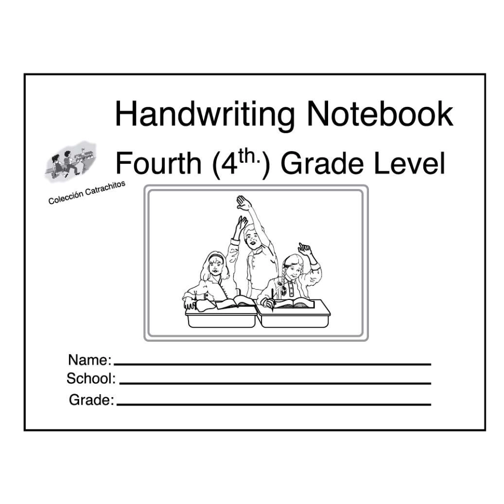 Catrachitos Handwriting Notebook 4Th Grade