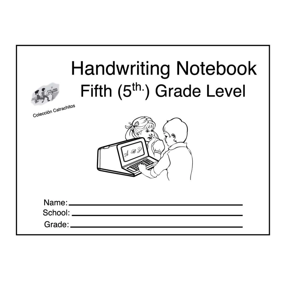 Catrachitos Handwriting Notebook 5Th Grade