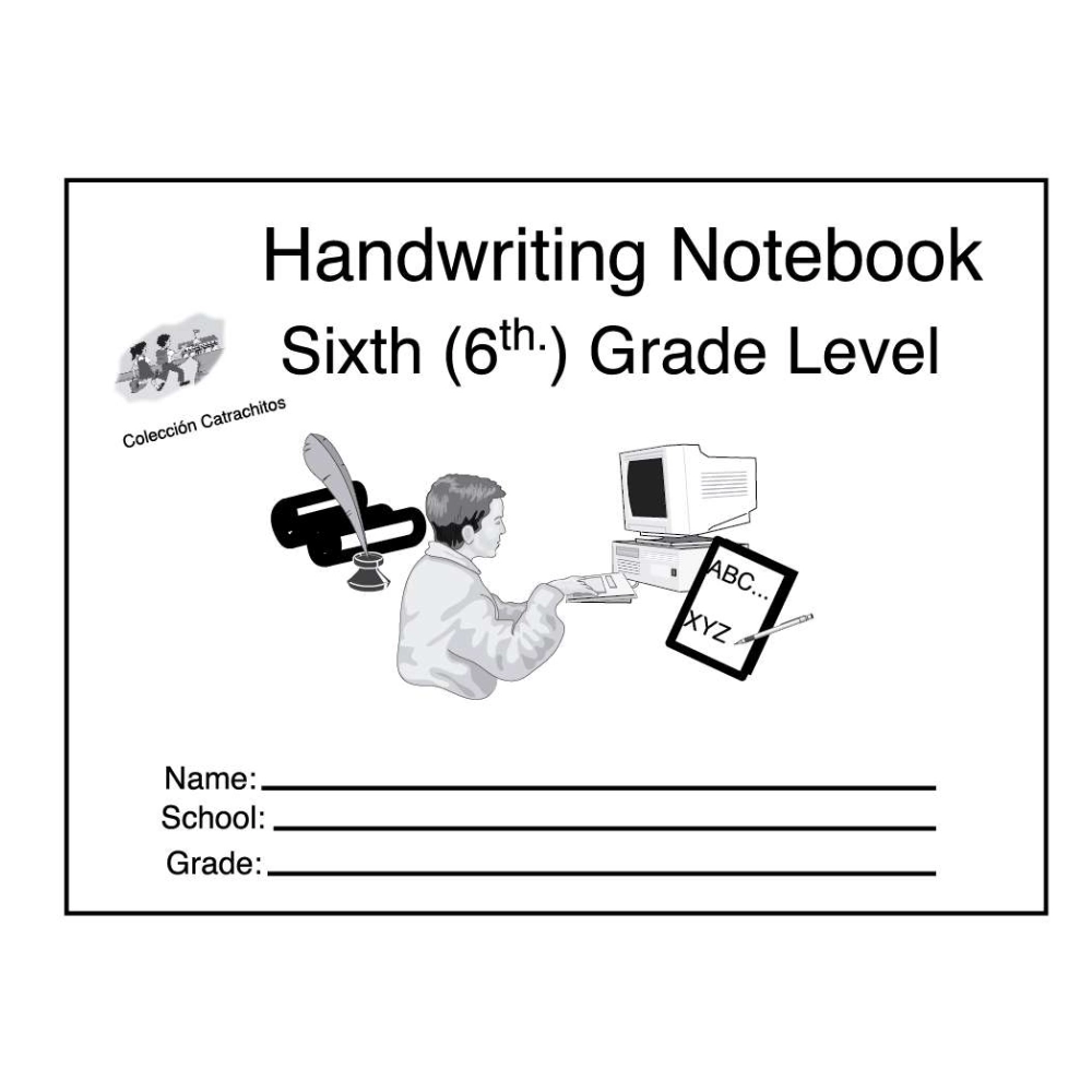 Catrachitos Handwriting Notebook 6Th Grade