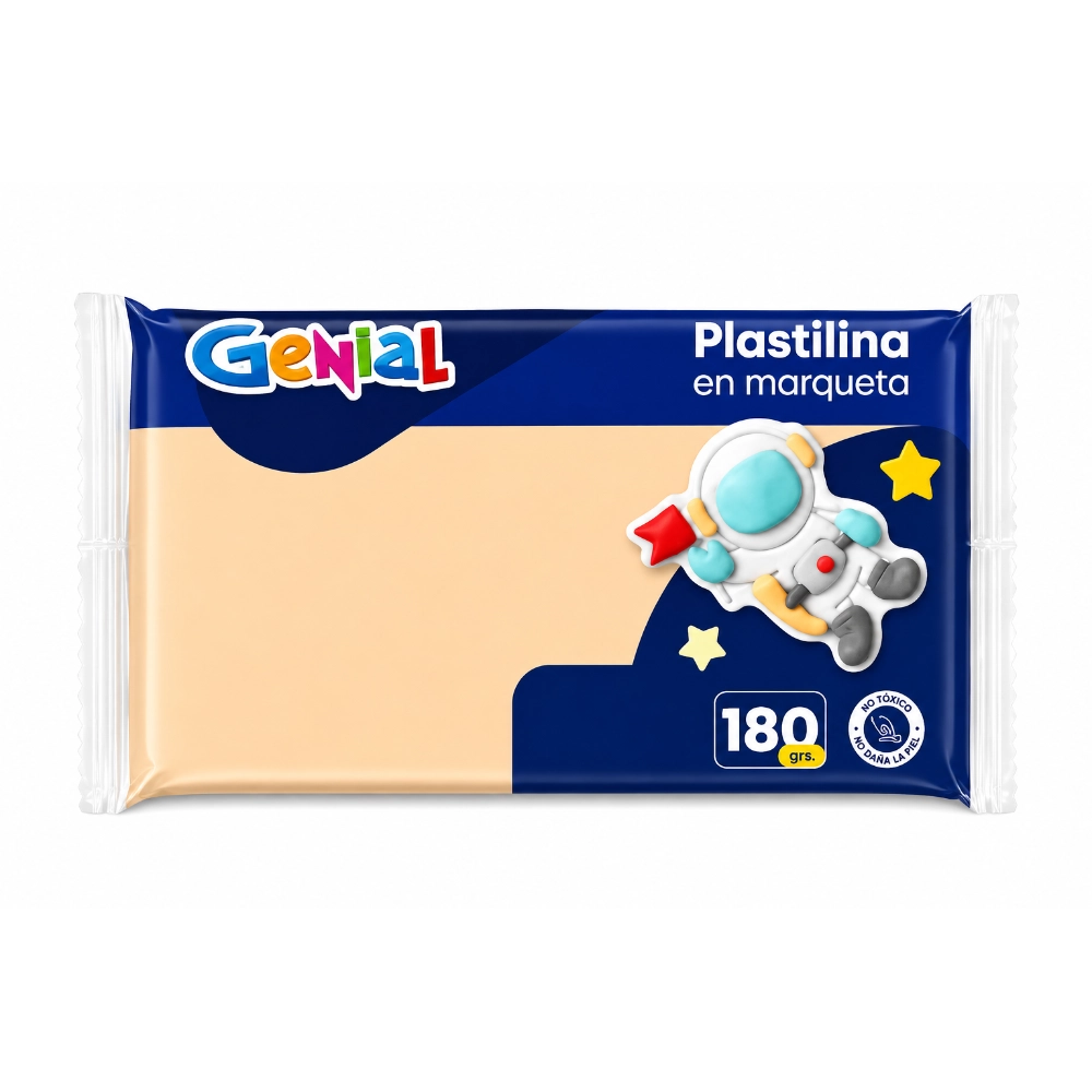 Plastilina Genial Marqueta Piel 180Gr