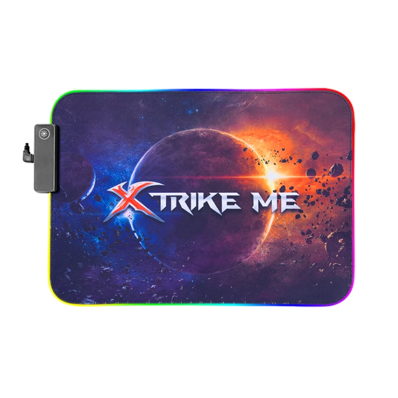 Pad Para Mouse Negro Xtrike Me RGB MP-602 35X25X0.3cm