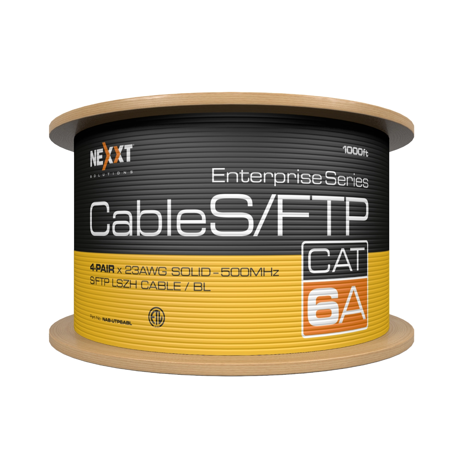 Cable De Red Cat6E U/Utp 1000Pies Azul 23Awg Nexxt