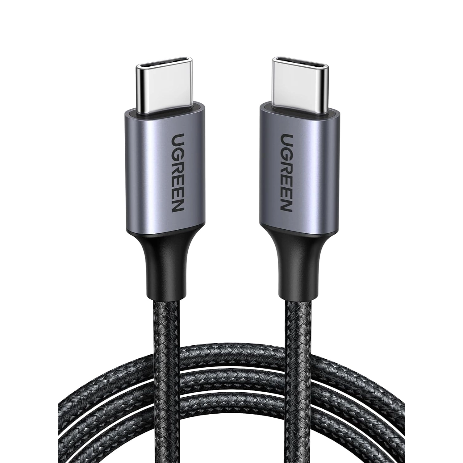 Cable Usb-C A Usb-C 2M Gris Negro Us261 Ugreen