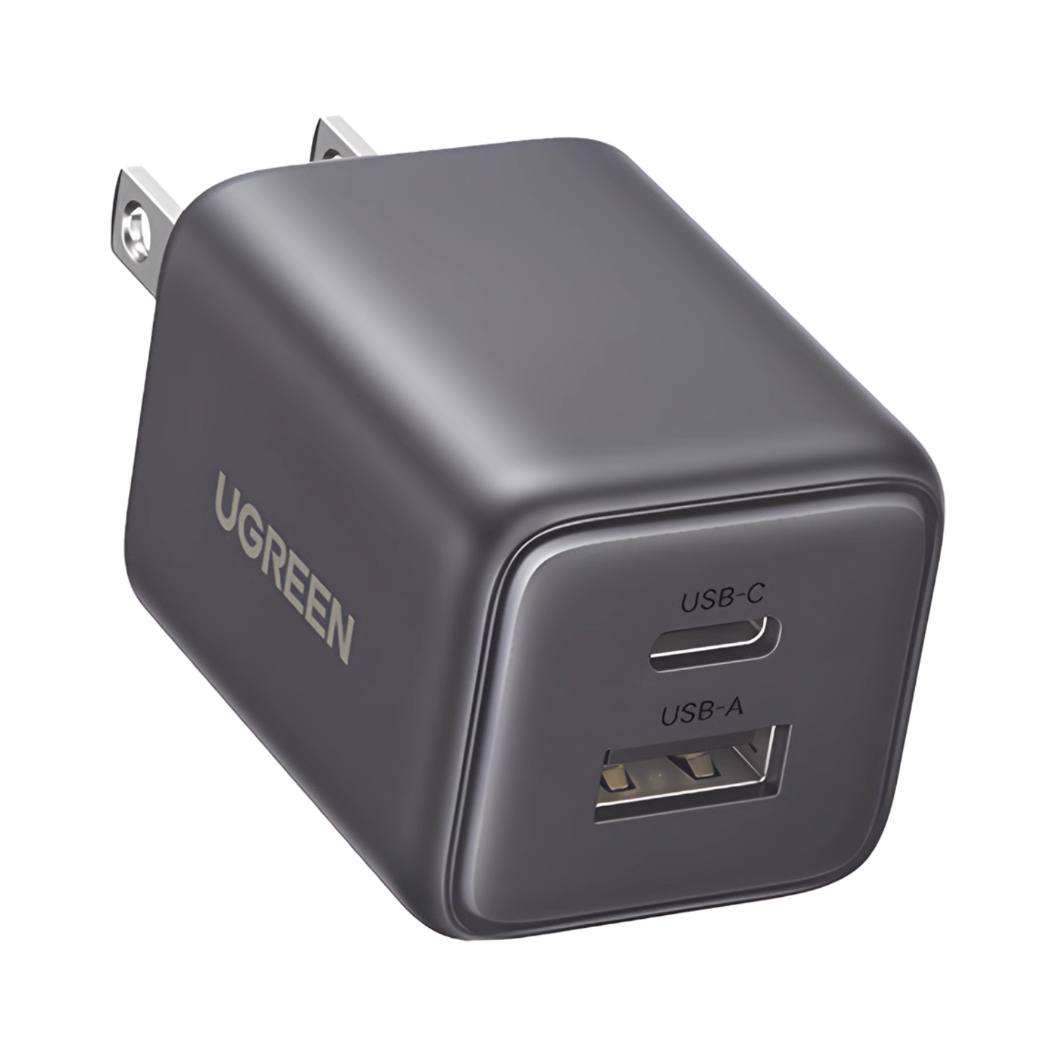 Adaptador De Corriente 1Usb-C+1Usb-A Carga Rapida 20W Neg X514 Ugreen