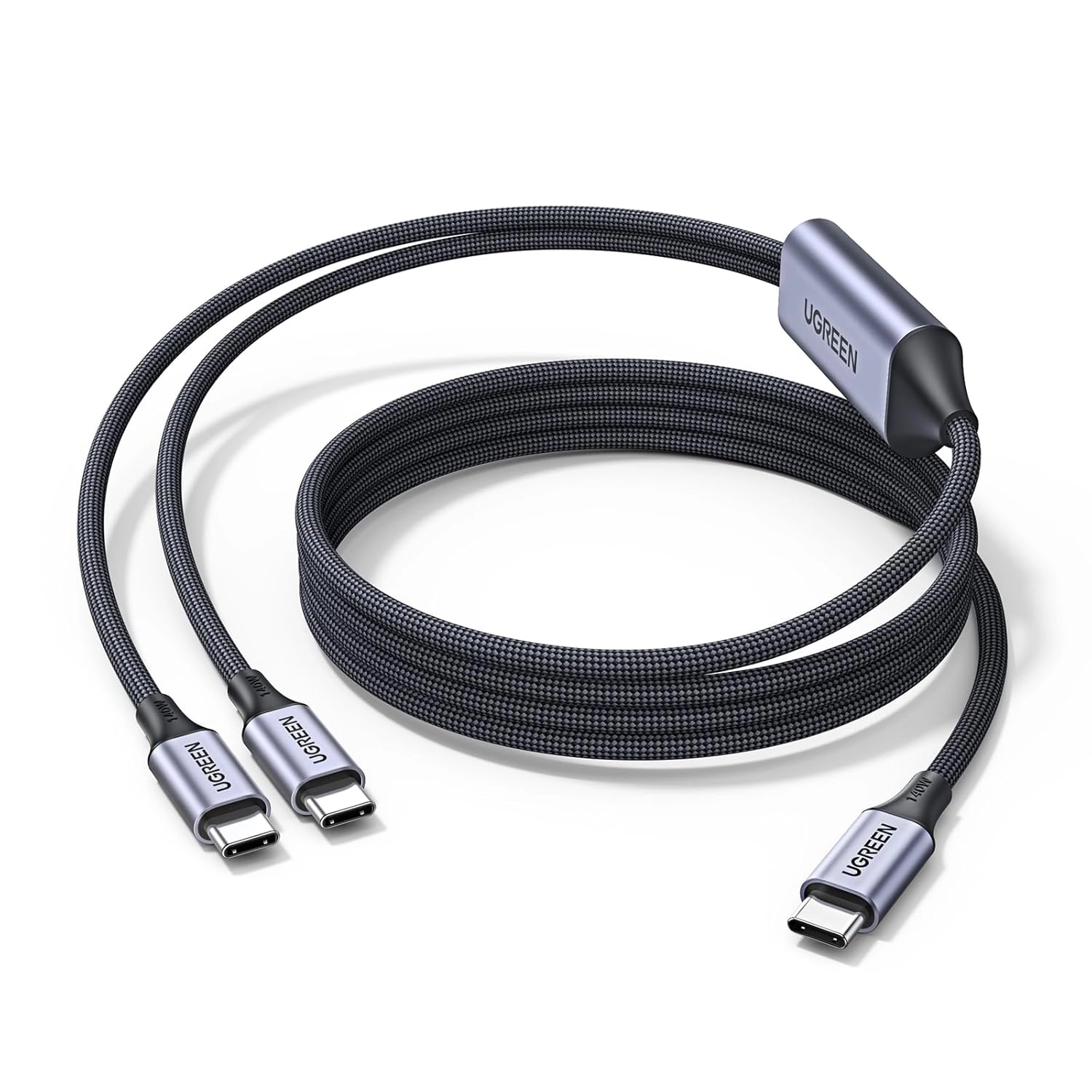 Cable Usb-C A Usb-C Dual 2M Negro L533 Ugreen