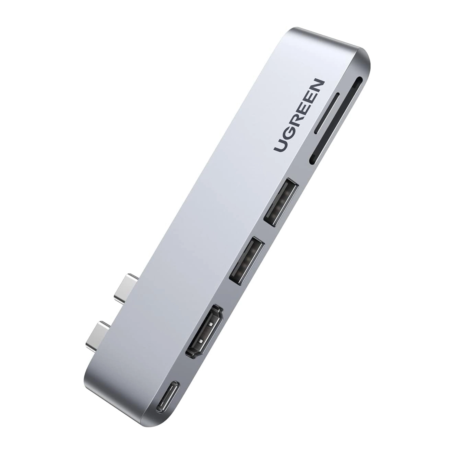 Hub Usb-C 6 Puertos Cm380 Gris Ugreen