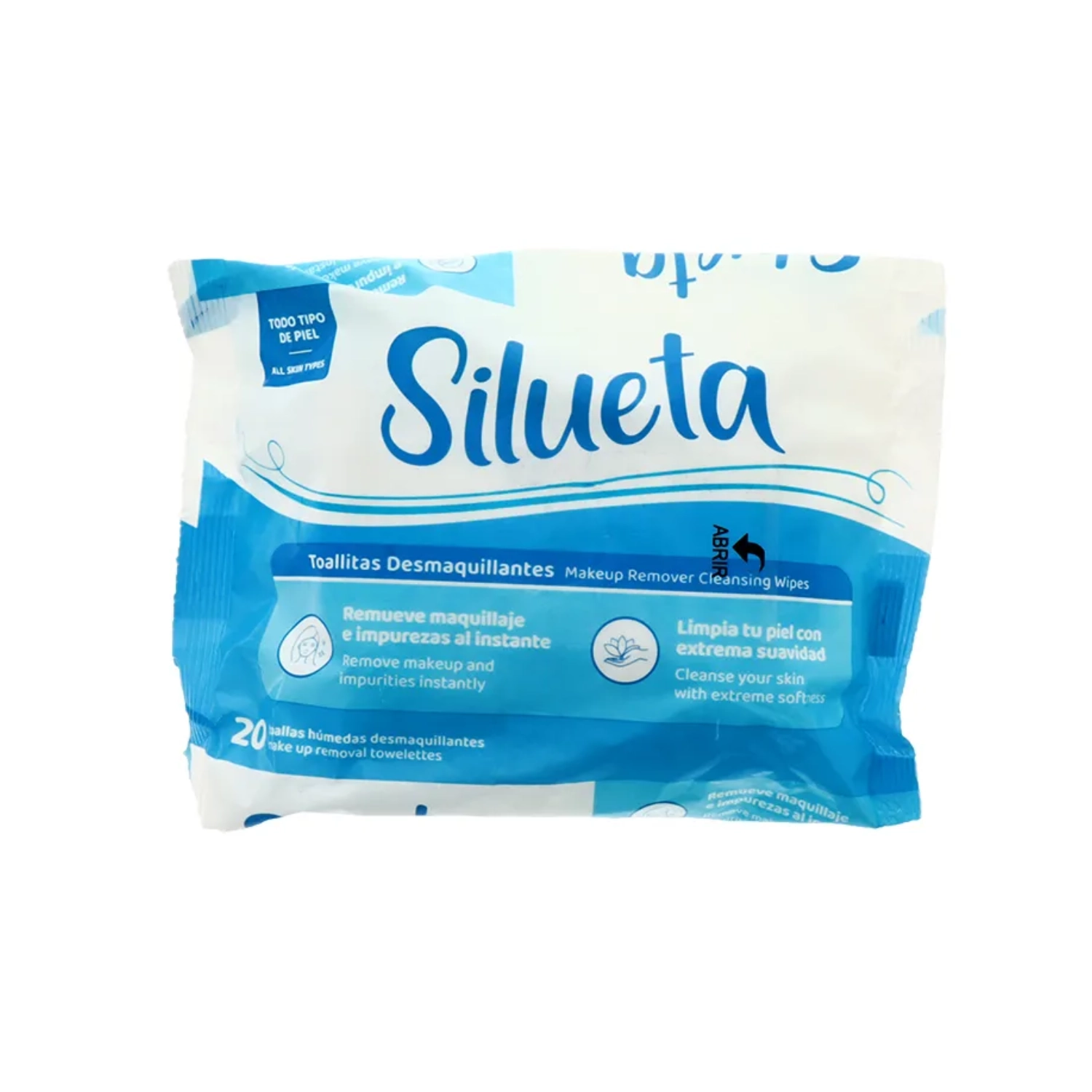 Toallitas Desmaquillates Silueta 20 Und